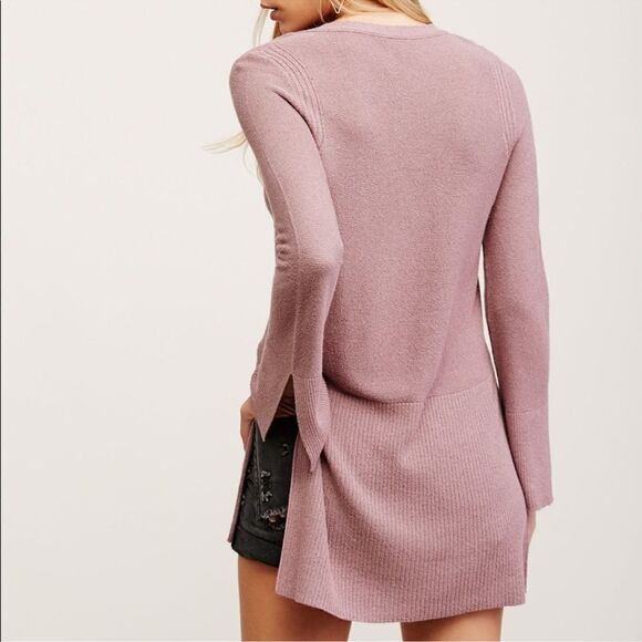 Free People Criss Cross Neck Sweater - Picture 2 of 5